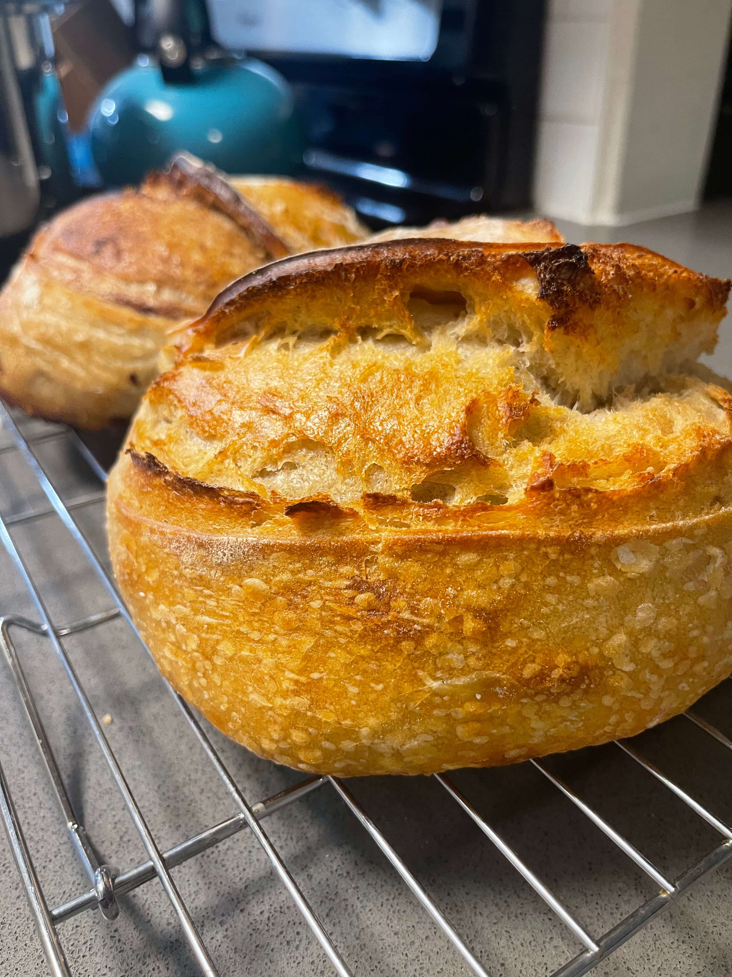 Homemade sourdough loaf
