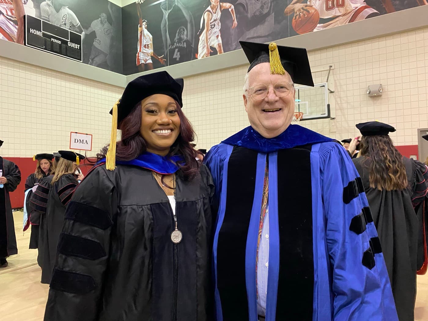 Ashley and Dr. Arnold